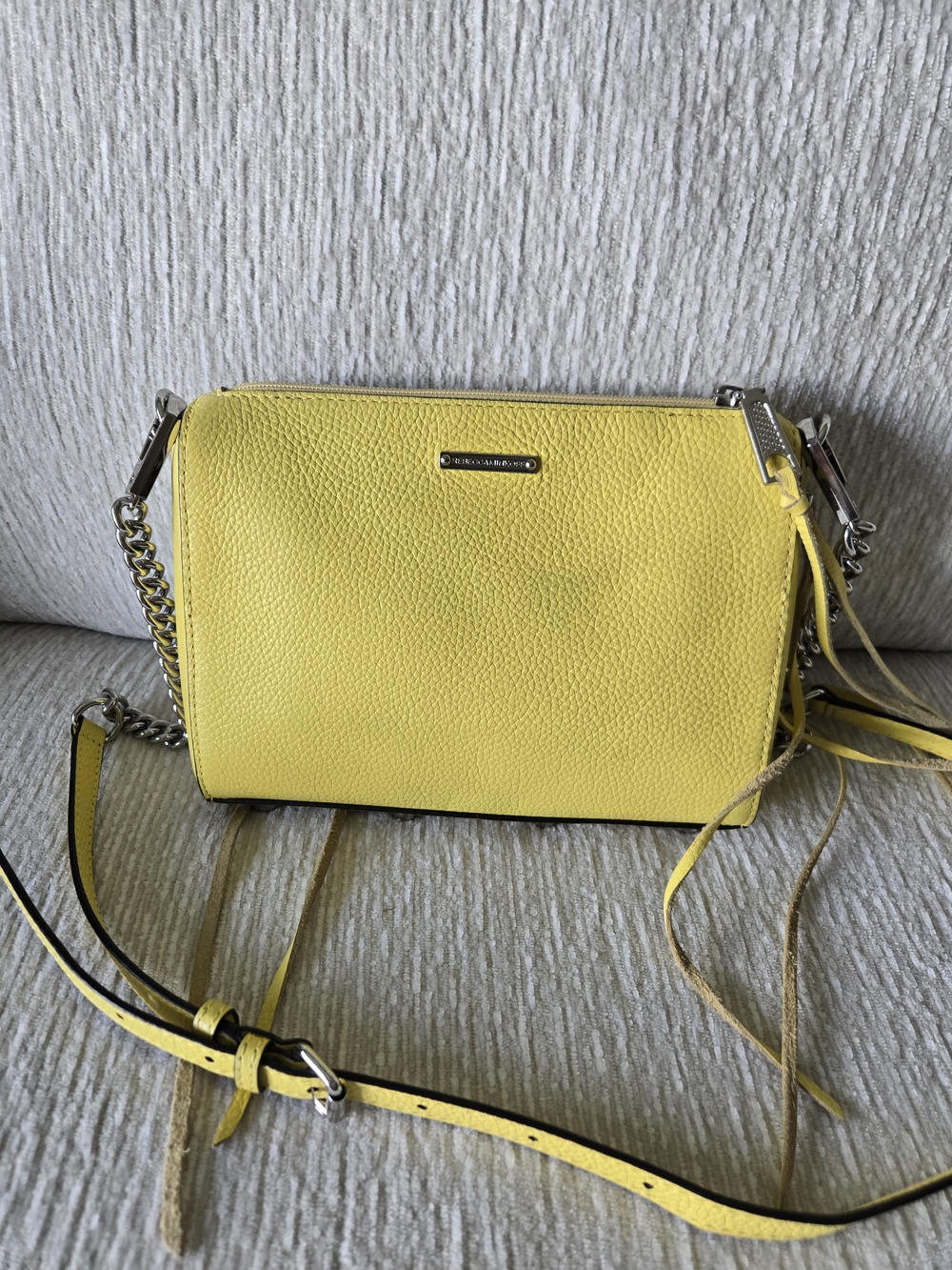 Yellow Leather Crossbody Bag by Rebecca Minkoff